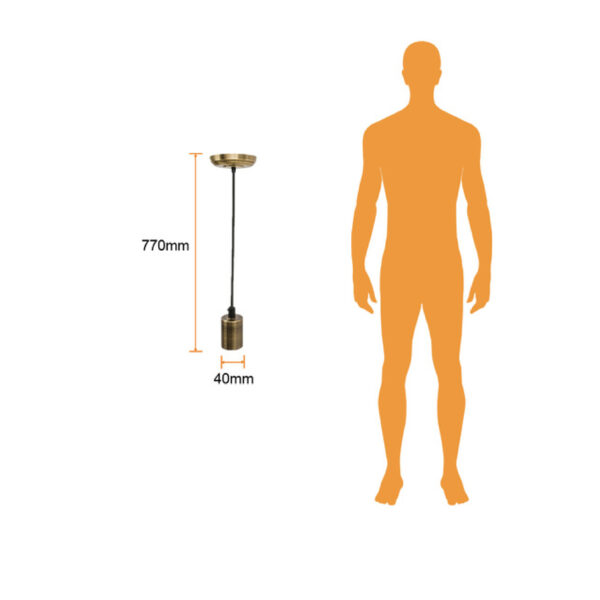 SOCKET COLGANTE ANTIQUE - Imagen 3