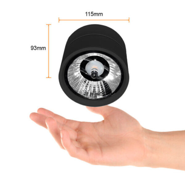 LUM S/LAMPARA INT SP 100-240V IP20 NEGRO - Imagen 4