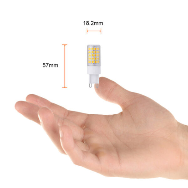 LAMPARA LED AMPOLLETA 6W100-127VG9 - Imagen 4