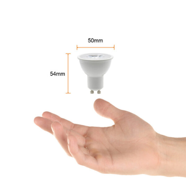FOCO GU10 LED 6 W  LUZ BLANCA NEUTRA 100-240 V - Imagen 4