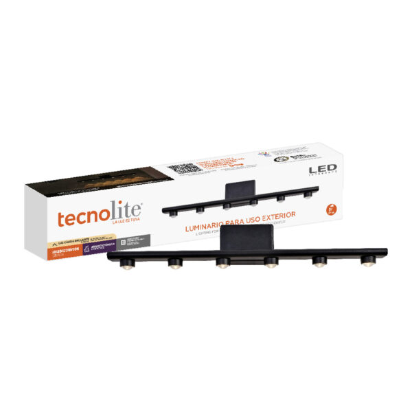 |LAMP-MURO. EXTERIOR CEFEO 3W, 100-240V, 125LM, 3000K NGRO - Imagen 3