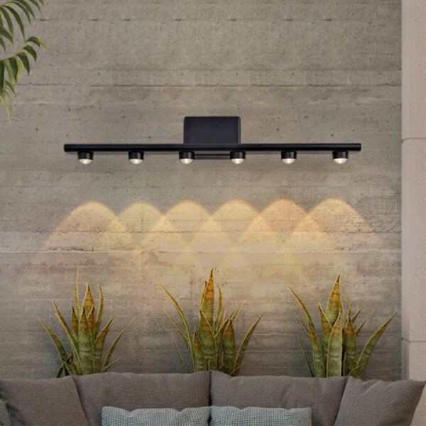 |LAMP-MURO. EXTERIOR CEFEO 3W, 100-240V, 125LM, 3000K NGRO - Imagen 4