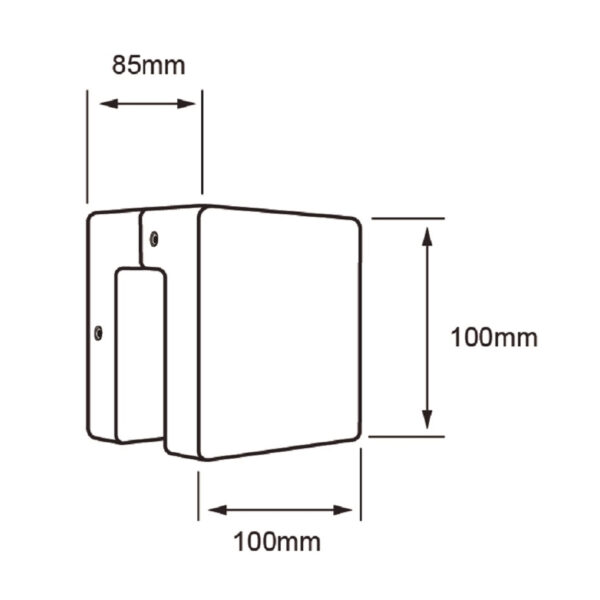 LUMINARIA LED 6W 100-240V NEGRO - Imagen 3