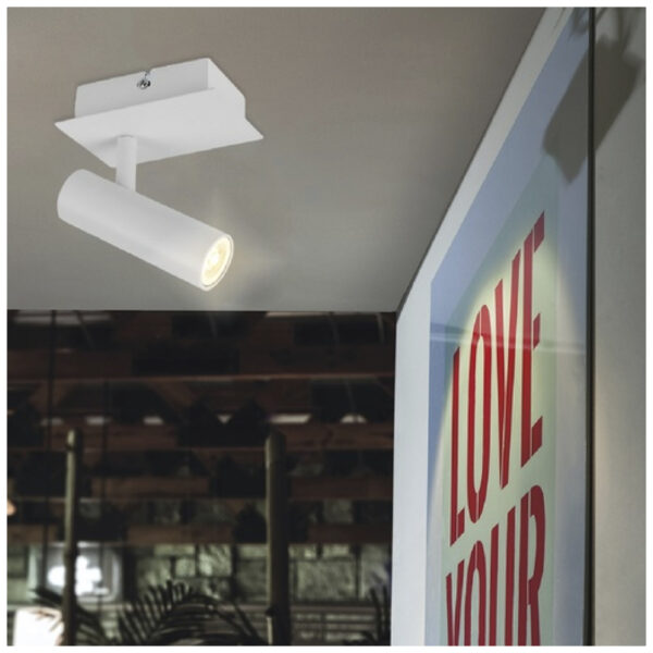 SPOT LED 6W 100-240V 3000K BLANCO - Imagen 4