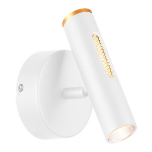 |LAMPARA LED DE MURO ZUBENE III 6W, 100-277V, 300LM 3000K BCO