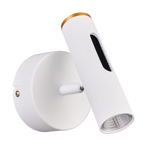 |LAMPARA LED DE MURO ZUBENE III 6W, 100-277V, 300LM 3000K BCO - Imagen 2