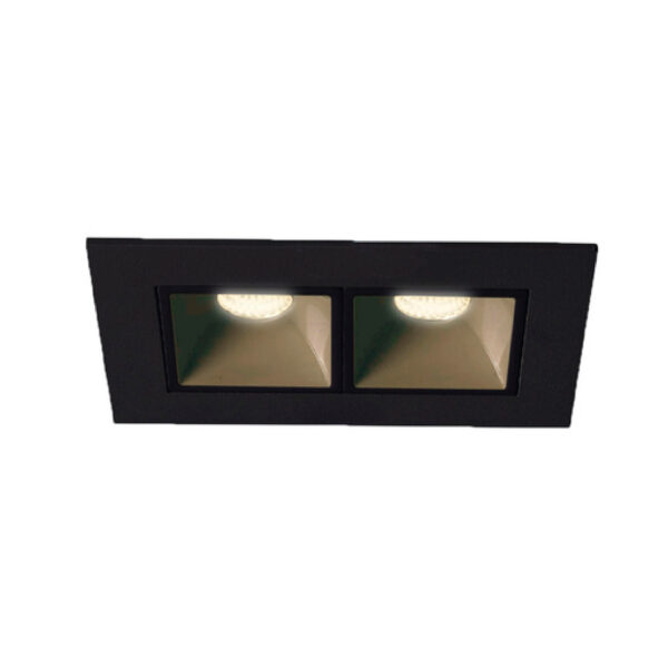 INTERIOR EMPOTRADOS LED 6W 100-240V 3000K NEGRO - Imagen 2