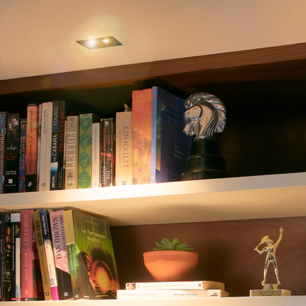 INTERIOR EMPOTRADOS LED 6W 100-240V 3000K NEGRO - Imagen 3