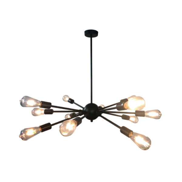 LAMPARA SUPENDIDA 102W 100 V-240 V NEGRA - Imagen 2