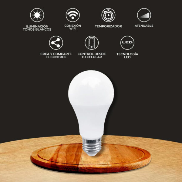7501668564734LAMPARA LED 7W 127V 2700-65000 - Imagen 2