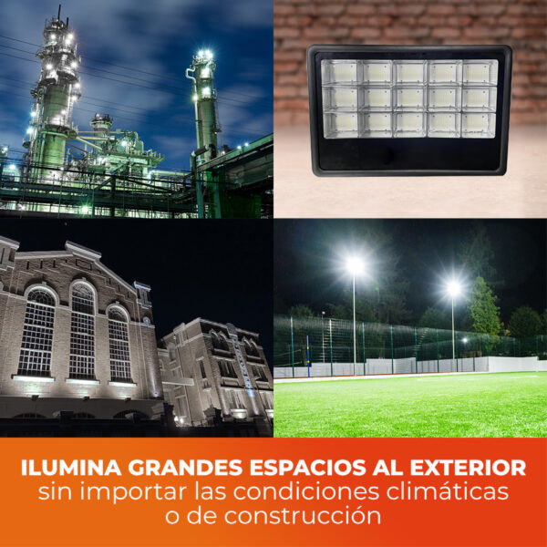 EXT LED 800W 100-240V 82500LM 65K NGR - Imagen 4