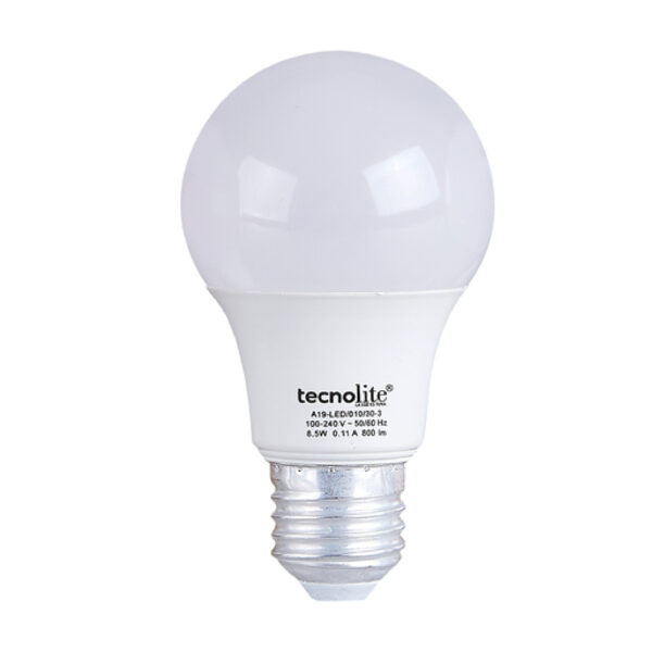 LAMP LED A19 8.5W 127V 3000K E27 800LM PACK 12 - Imagen 2