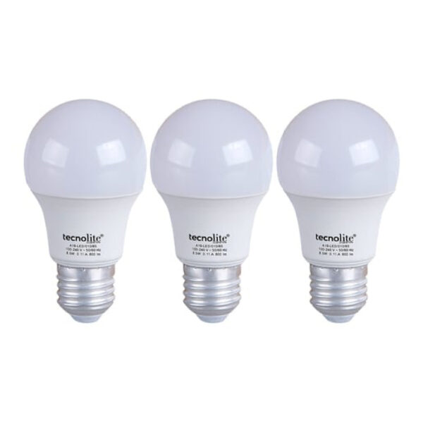 LAMP LED A19 8.5W 127V 6500K E27 800LM 3PK