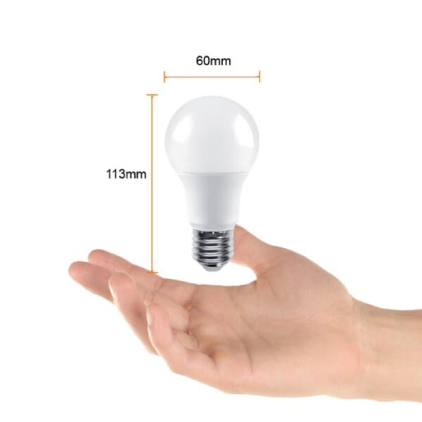 LAMP LED A19 8.5W 127V 6500K E27 800LM 3PK - Imagen 4