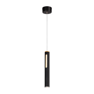 |LÁMPARA LED COLGANTE 1.50m, 8W, ZUBENE VI 100-277V, 370LM, 3000K  NGRO
