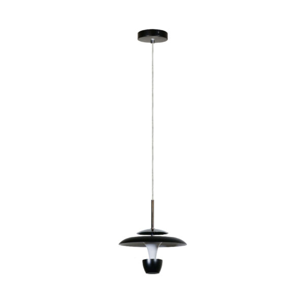 |LAMP-COLG. MAHAS I 8W, 100-240V, 480LM, 3000K NGRO - Imagen 2