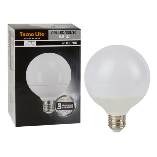 LAMPARA GLOBO 8W BASE E27 - Imagen 2