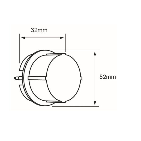 |SENSOR PIR P/LUM INDUSTRIAL 12 VCD IP65 - Imagen 2