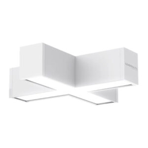 LUMNINARIO CONECTOR EN X BLANCO