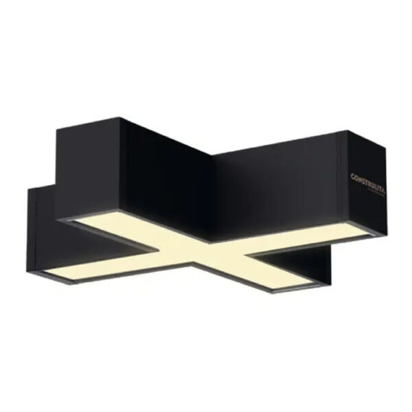 |Luminario Conector en X negro