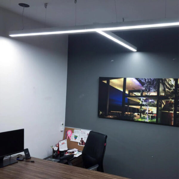 ACCESORIO LUMINARIO FORMA T BLANCO - Imagen 3