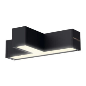 LUMINARIO CONECTOR T NEGRO