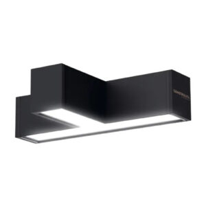 |Luminario Conector en T negro