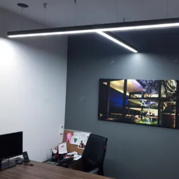 |Luminario Conector en T negro - Imagen 3