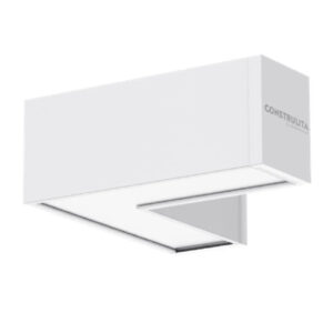LUMINARIO CONECTOR FORMA L BLANCO