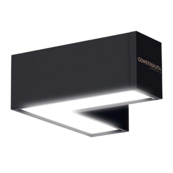 LUMINARIO CONECTOR L NEGRO - Imagen 2