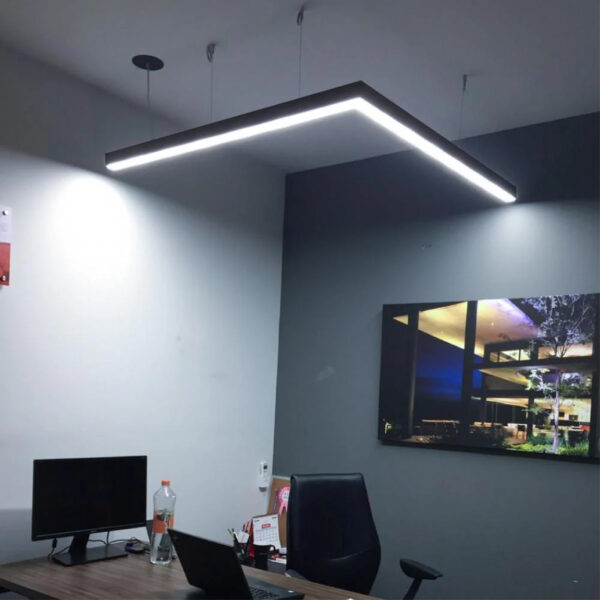 LUMINARIO CONECTOR L NEGRO - Imagen 3