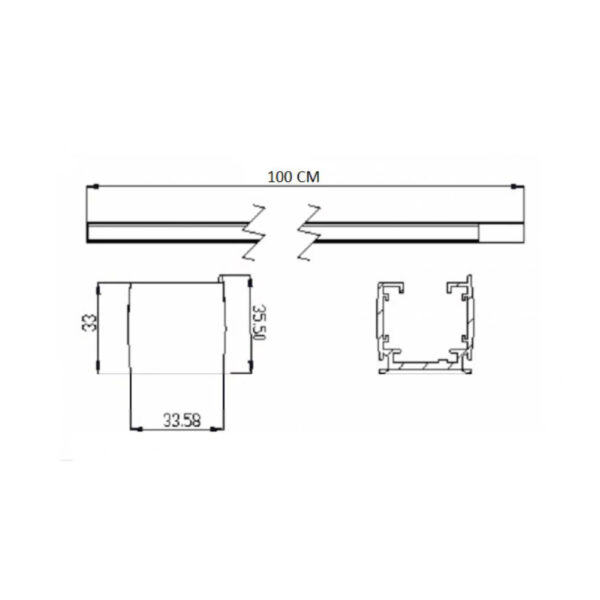 |Conector energia Riel Magnetico - Imagen 3