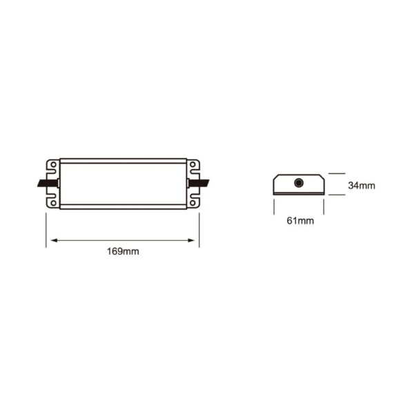 DRIVER ELECT EXT IP67 150W 100-277 / 24 - Imagen 3