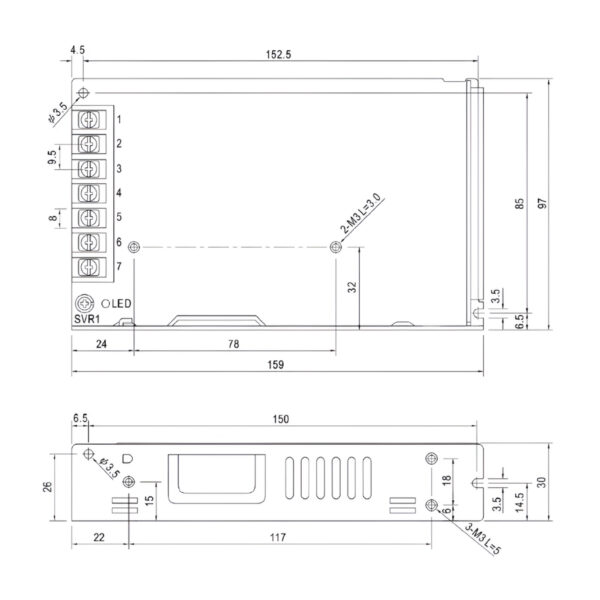 DRIVER 150W 48V - Imagen 2