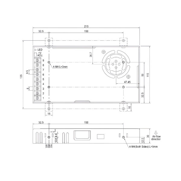 DRIVER 350W 48V - Imagen 2