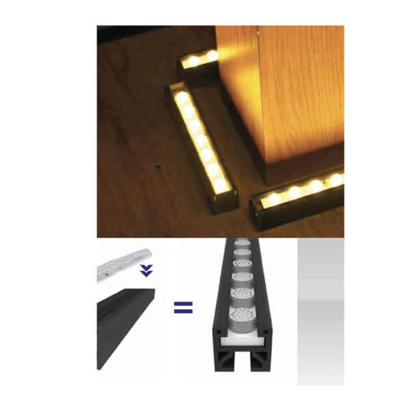 ACCESORIO PARA SOBREPONER REGLETA FLEXIBLE - Imagen 2
