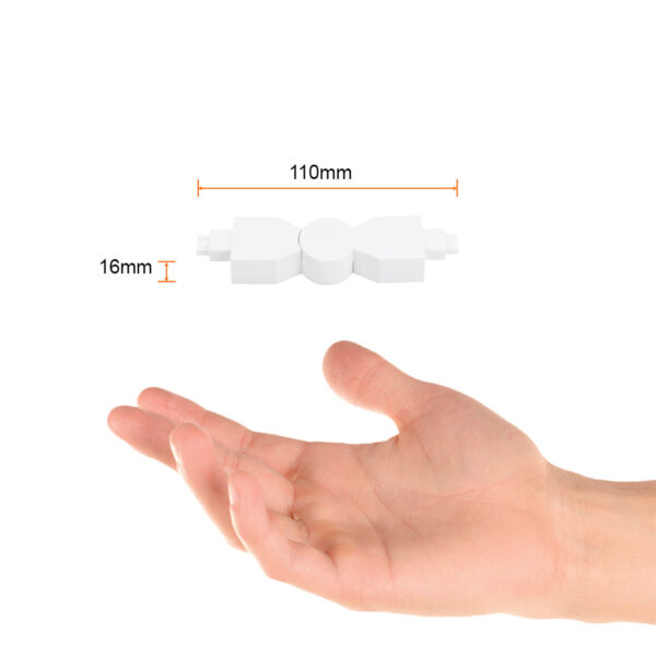 CONECTOR FLEXIBLE DE 3 FASES, PARA CONEXIÓN DE LUMINARIO SLIM A 240° - Imagen 4