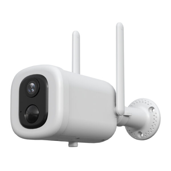 |CÁMARA EXTERIOR WIFI, 1080P 4.5W, 500LM, 6500K, MICRÓFONO Y ALTAVOZ, VISIÓN NOCTURNA, Y DETECTOR DE MOVIMIENTO