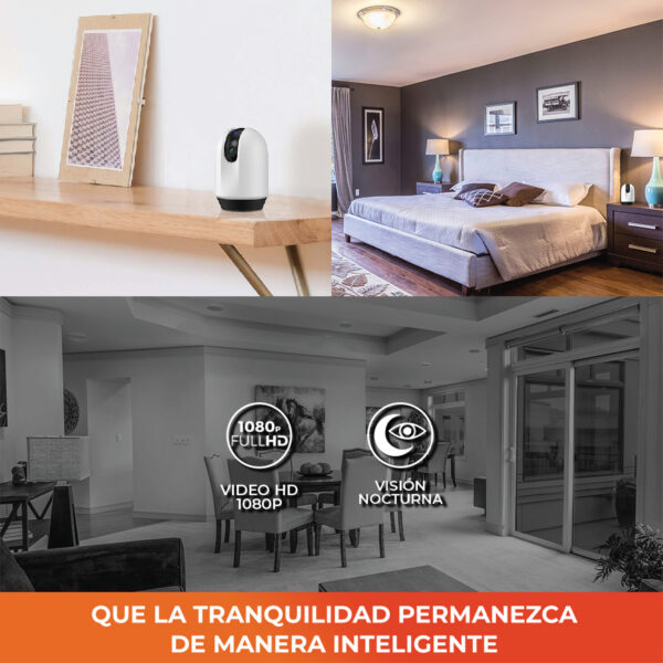 CAMARA WIFI INTERIOR SIGHT -ALCANCE 10M, AUDIO 2 VIAS, VIDEO HD 1080P- BCO - Imagen 3