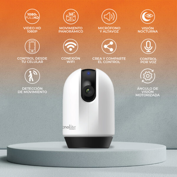 CAMARA WIFI INTERIOR SIGHT -ALCANCE 10M, AUDIO 2 VIAS, VIDEO HD 1080P- BCO - Imagen 4