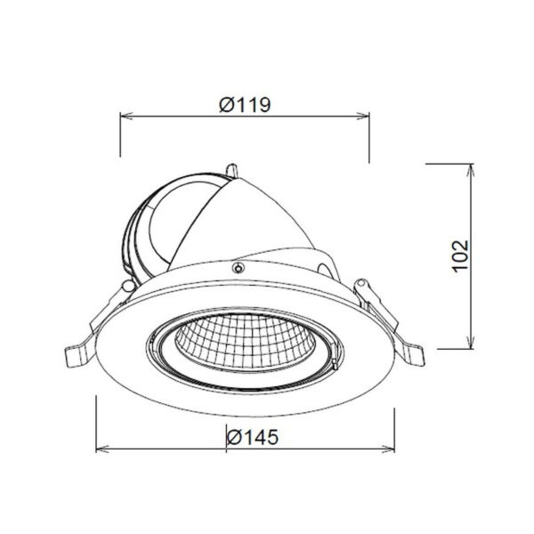 |INT LED EMP 15W 100-277V 1530LM 4000K N DIM - Imagen 2