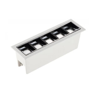 |Luminario Int. Trazo Grazzer 10W 3000K 100-270V BCO-NGO