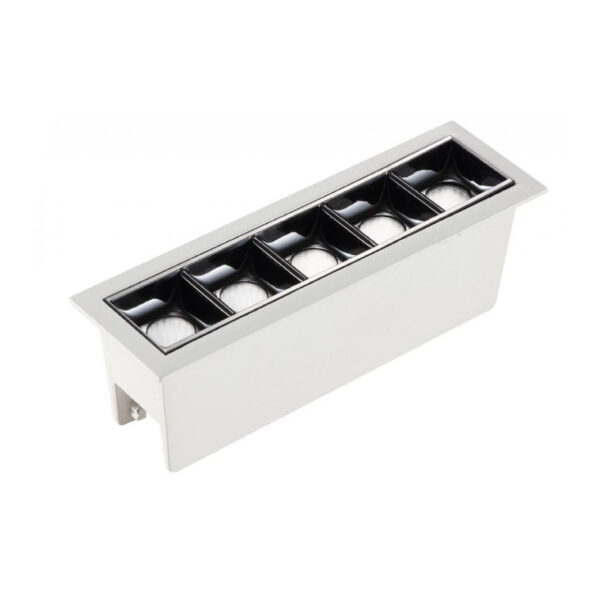 |Luminario Int. Trazo Grazzer 10W 3000K 100-270V BCO-NGO