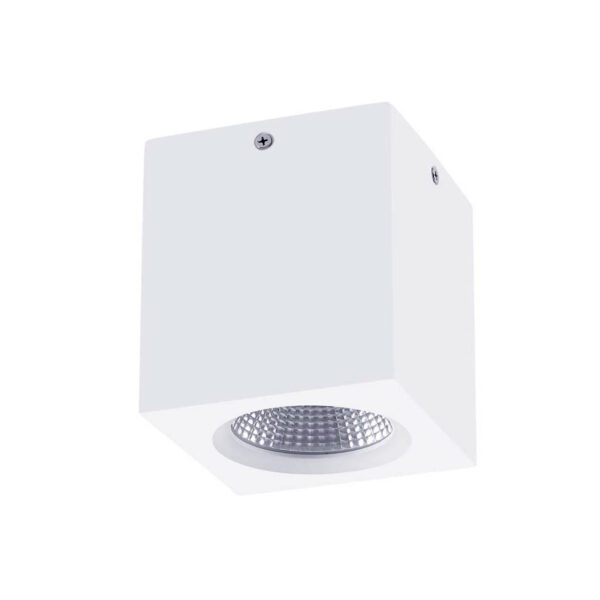 |Luminario cuadrado de Sobreponer techo LED 12W4000K 127-277