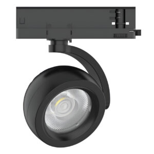 |LUM DE RIEL 20W 100-277V 3000K OP NEGRO