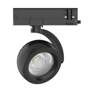 LUM DE RIEL 30W 100-277V 3000K OP NEGRO