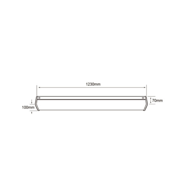 |Luminaria lineal LED 40W 100-240V 6500K - Imagen 2
