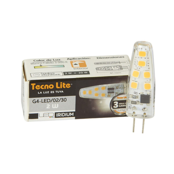 AMPOLLETA LED 2W BASE G4 - Imagen 2