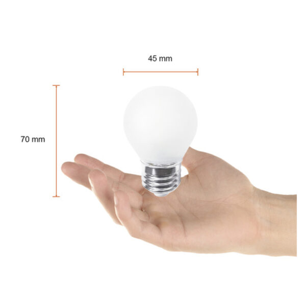 LAMPARA LED 4.5W 127V 2700K GLOBO - Imagen 4