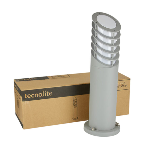 |Mini Poste 100w 127v E26 Satinado H-450/S - Imagen 2